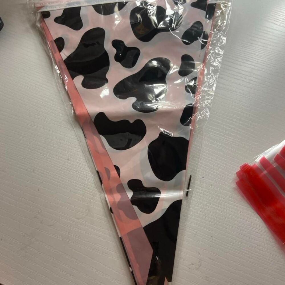 Banner Pink/Cow Print